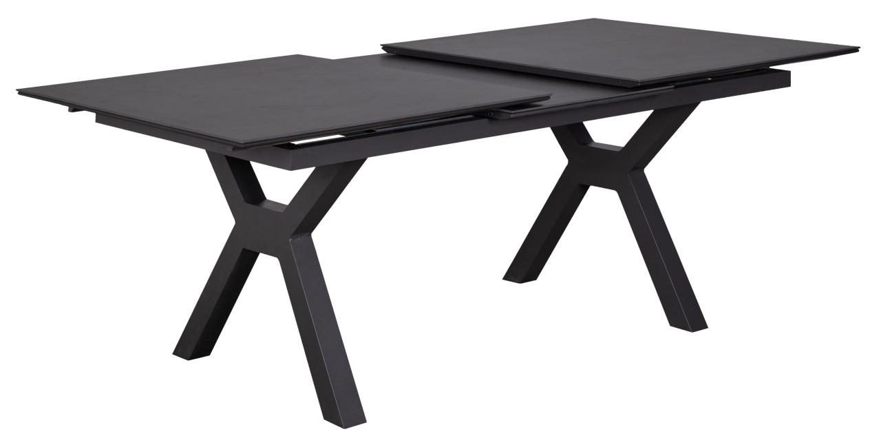 Hammond Ausziehtisch 200/260 x 90 cm dark grey